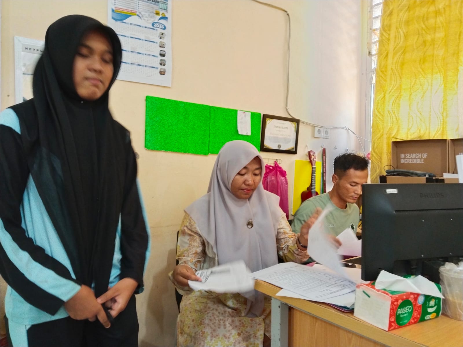 Penerimaan Murid Baru Tahun Ajaran 2026/2027 Tahap 1 (Jalur Afirmasi) SMAN 12 Sijunjung Berjalan Lancar - foto 3