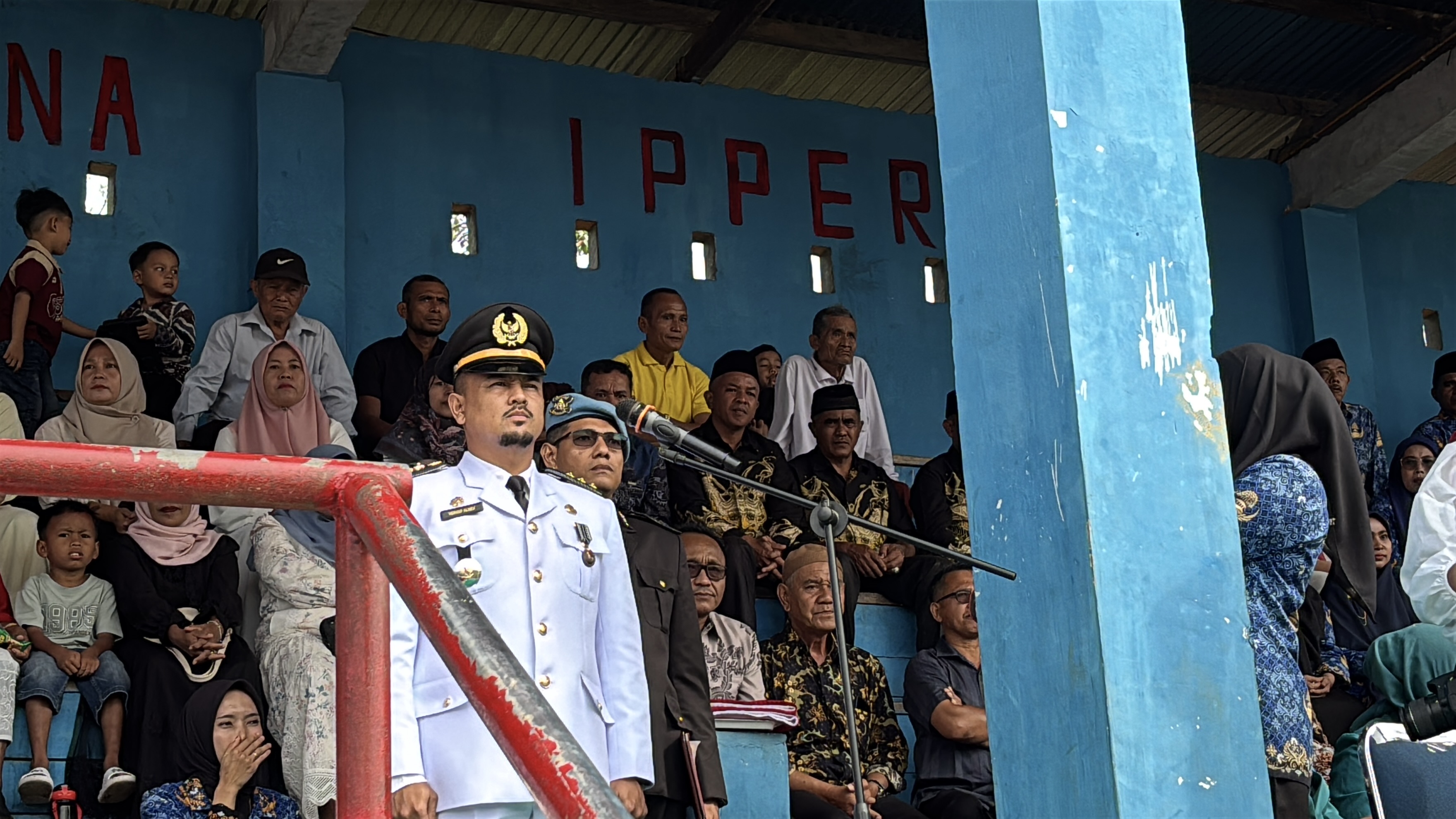 Upacara Bendera HUT ke-81 Kemerdekaan Republik Indonesia di Kecamatan Lubuk Tarok